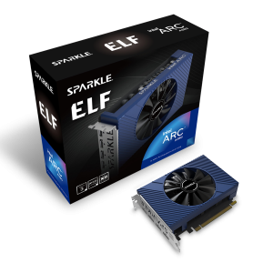 Sparkle Intel ARC A380 ELF, 6GB DDR6, PCIe4, HDMI, 3 DP, 2000MHz Clock, Compact Design