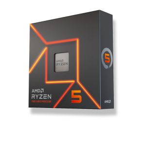 AMD Ryzen 5 7600X CPU, AM5, 4.7GHz (5.3 Turbo), 6-Core, 105W (142W Turbo), 38MB Cache, 5nm, 7th Gen, Radeon Graphics, NO HEATSINK/FAN