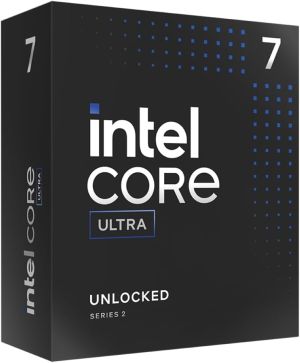 Intel Core Ultra 7 265K CPU, 1851, 5.5GHz Turbo, 20-Core, 125W (250W Turbo), 30MB Cache, Unlocked, Arrow Lake, NO HEATSINK/FAN