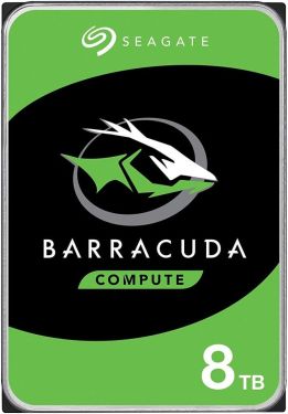 Seagate 3.5", 8TB, SATA3, BarraCuda Hard Drive, 5400RPM, 256MB Cache, OEM