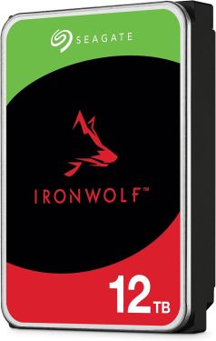 Seagate 3.5", 12TB, SATA3, IronWolf NAS Hard Drive, 7200RPM, 256MB Cache, OEM