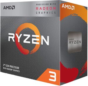 AMD Ryzen 3 3200G CPU with Wraith Stealth Cooler, Quad Core, AM4, 3.6GHz (4.0 Turbo), 65W, 12nm, 2nd Gen, VEGA 8 Graphics, Picasso