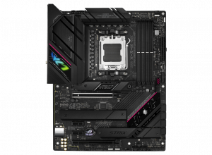 Asus ROG STRIX B650E-F GAMING WIFI, AMD B650, AM5, ATX, 4 DDR5, HDMI, DP, Wi-Fi 6, 2.5G LAN, PCIe5, RGB, 3x M.2