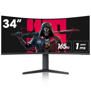 Koorui 34E6UC 34' Curved Screen WQHD 3840 x 1440 165Hz Gaming Monitor