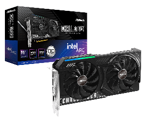 Asrock Intel Arc B570 Challenger 10GB OC, 10GB DDR6, HDMI, 3 DP, 2600MHz Clock, LED Indicator, Overclocked