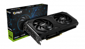 Palit RTX4070 SUPER DUAL, 12GB DDR6X, HDMI, 3 DP, 2475MHz Clock, RGB Lighting