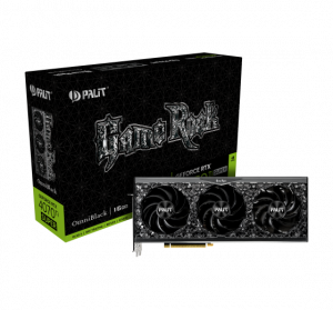 Palit RTX4070 Ti SUPER GameRock OmniBlack, 16GB DDR6X, HDMI, 3 DP, 2610MHz Clock