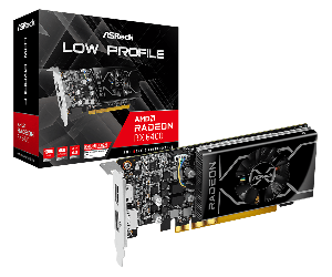 Asrock RX6400 Low Profile 4GB, 4GB DDR6, HDMI, DP, 2321MHz Clock,  0dB Cooling