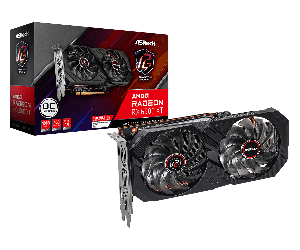 Asrock RX6500 XT Phantom Gaming D 4GB OC, 4GB DDR6, PCIe4, HDMI, DP, 2820MHz Clock, Overclocked