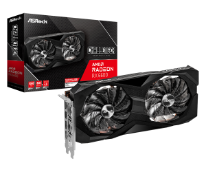 Asrock RX6600 Challenger D 8GB, 8GB GDDR6, PCIe4, HDMI, 3 DP, 2491MHz Clock, AMD RDNA 2, 0dB Cooling