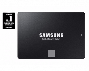 Samsung 1TB 870 EVO SSD, 2.5", SATA3, V-NAND, R/W, 560/530 MB/s, 98K/88K IOPS, 7mm