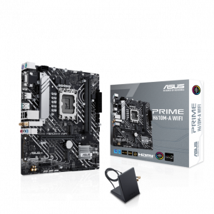 Asus PRIME H610M-A WIFI, Intel H610, 1700, Micro ATX, 2 DDR5, VGA, HDMI, DP, Wi-Fi, PCIe4, 2x M.2