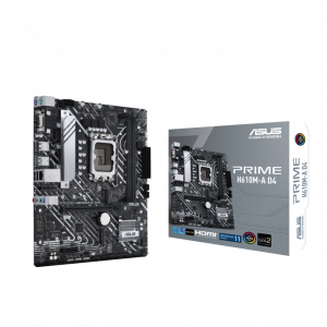 Asus PRIME H610M-A D4 CSM - Corporate Stable Model, Intel H610, 1700, Micro ATX, 2 DDR4, VGA, HDMI, DP, PCIe4, 2x M.2