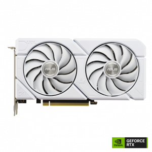 Asus DUAL RTX4060 EVO White OC, 8GB DDR6, HDMI, 3 DP, 2535MHz Clock, Overclocked 