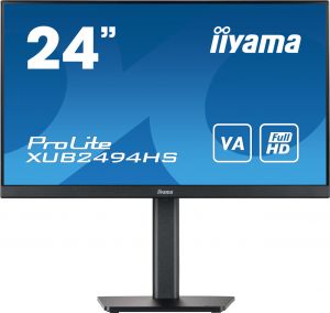 iiyama ProLite XUB2494HS-B2 computer monitor 60.5 cm (23.8') 1920 x 1080 pixels Full HD LED Black