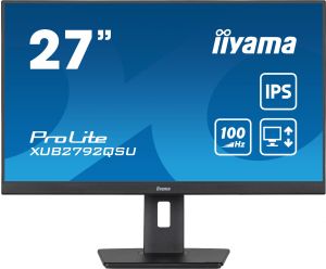 iiyama ProLite computer monitor 68.6 cm (27') 2560 x 1440 pixels Full HD LED Black