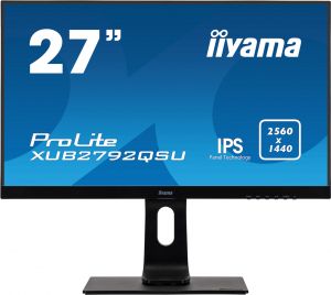 iiyama XUB2793QSU-B7 computer monitor 68.6 cm (27') 2560 x 1140 pixels Wide Quad HD LED Black