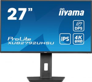 iiyama ProLite XUB2792UHSU-B6 computer monitor 68.6 cm (27') 3840 x 2160 pixels 4K Ultra HD LED Black